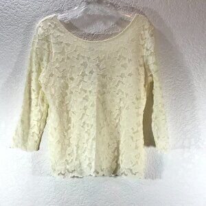 Lace Blouse by Jon Den NWT 3/$18